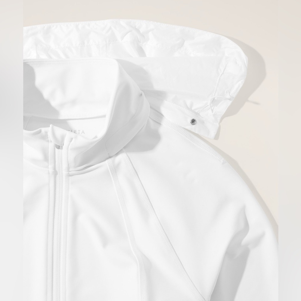 NWT Athleta Interval Bright White Jacket Size XL - Picture 4 of 9
